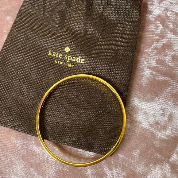 Kate Spade colorful gold idiom bangle bracelet - Picture 4 of 4